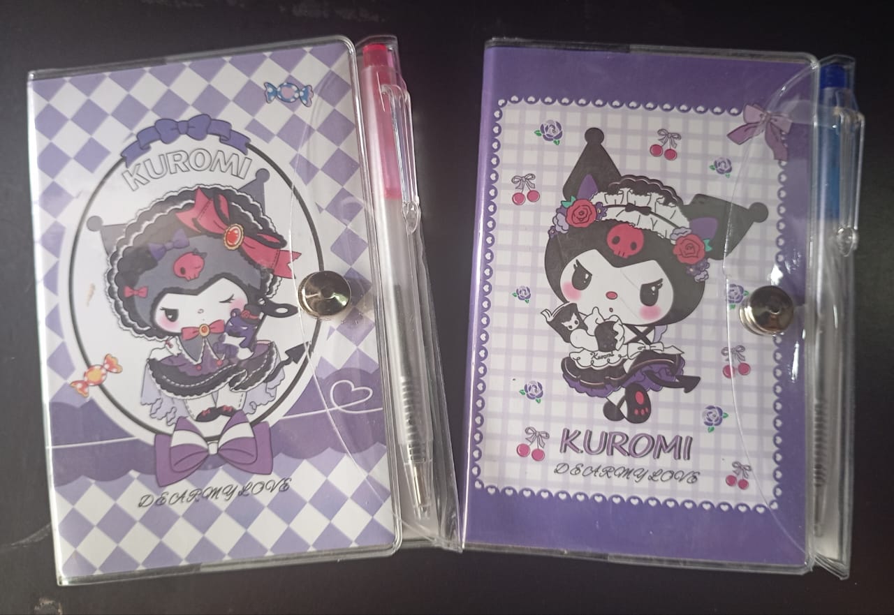 KUROMI POCKET NOTE DIARY WITH PEN