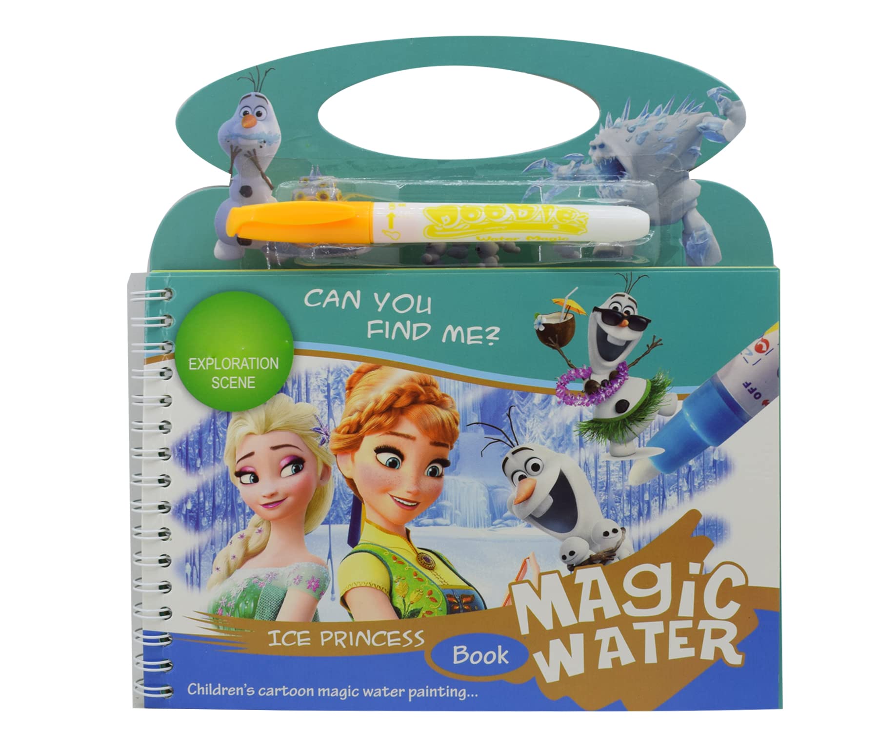 Magic Water Book with Handle