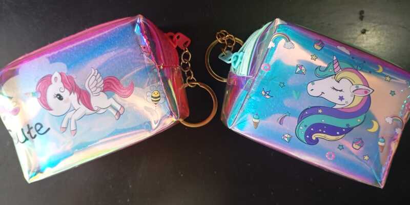 UNICORN GLITTER COIN POUCH (RANDOM SINGLE)